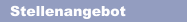 Stellenangebot